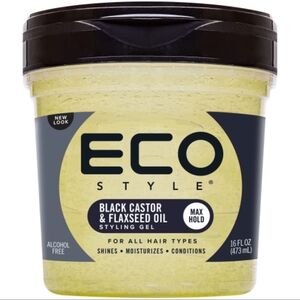 Eco Style Black Castor & Flaxseed Oil Styling Gel